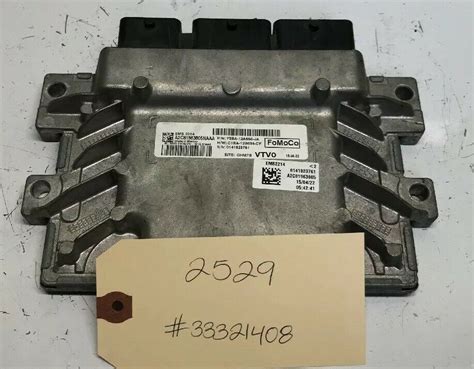 Ecm Pcm Engine Computer 2014 2015 Ford Fiesta 16 F2ba 12a650 Ja