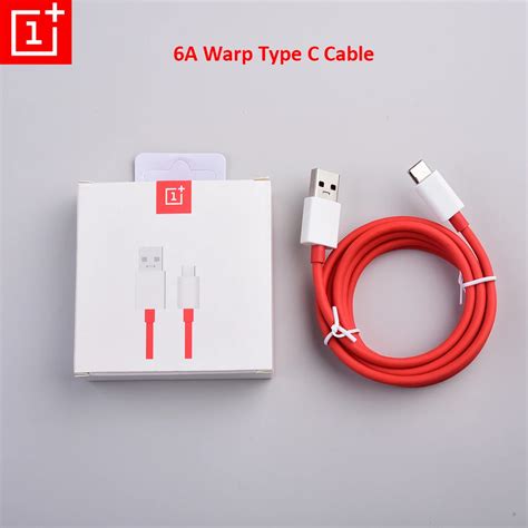 Oneplus 6A Warp Charger Cable Super Dash Charge Type C USB Data Cable