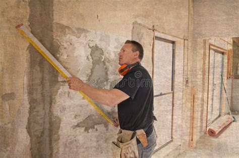 Happy Attractive And Confident Constructor Carpenter Or Builder Man