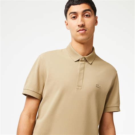 Lacoste Erkek Regular Fit Paris Bej Polo Ph Cb Lacoste