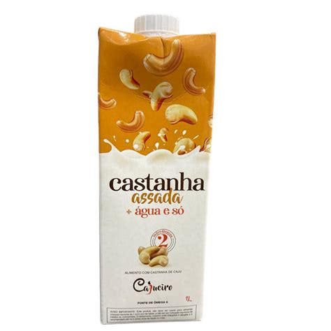 Leite De Castanha Assada Cajueiro 1l Foco Alternativo Atacado De