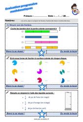 Evaluation Progressive Par Comp Tences Fractions Cm Pdf Imprimer