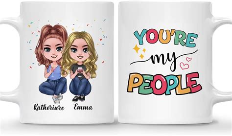 Amazon Gossby Personalized Custom Mug Sisters You Are My