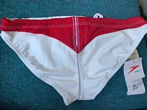 Rare Speedo Water Polo Suit Japanese Brief Swimsuit Rubber Jaspo