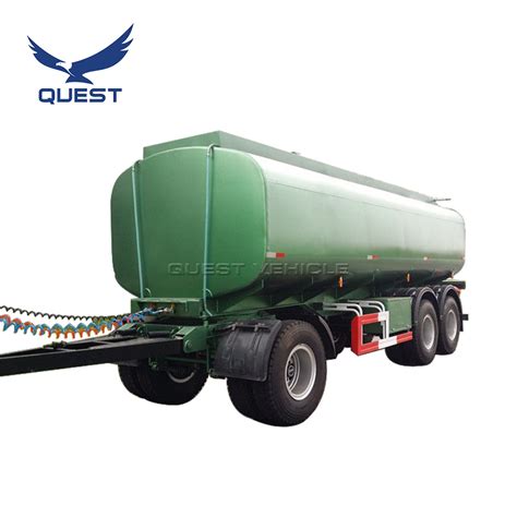 20000 Liters Drawbar Fuel Tanker Trailer Oil Tanker Full Trailer