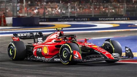 F1 La Ferrari Impressiona Nelle Libere Del Gp Singapore Uno Due Sainz