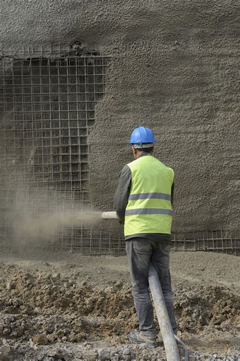 Entrepreneur béton projeté Shotcrete Gunite Mottillo Béton