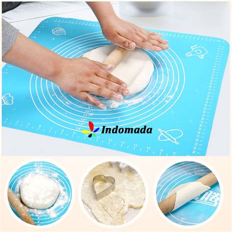 Jual Indomada Silikon Alas Adonan Baking Mat Fondant Mat Silmat Ulenan