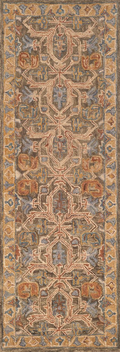 Loloi Victoria Vk 01 Walnutmulti Area Rug Incredible Rugs And Decor