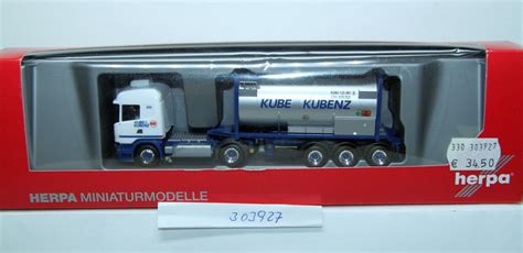 Herpa 303927 Scania R 2013 TL Gascontainer Sattelzug Kube Kubenz I