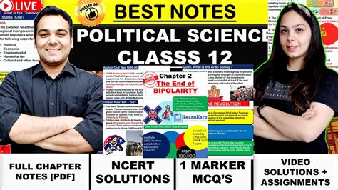 Political Science Best Notesclass Chapter The End Of Bipolarity