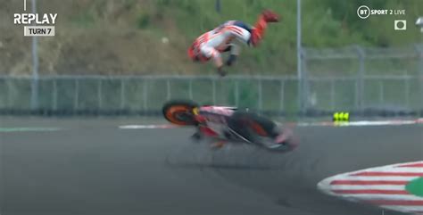 Marc Marquez survives 'brutal' MotoGP crash, but misses Indonesian ...