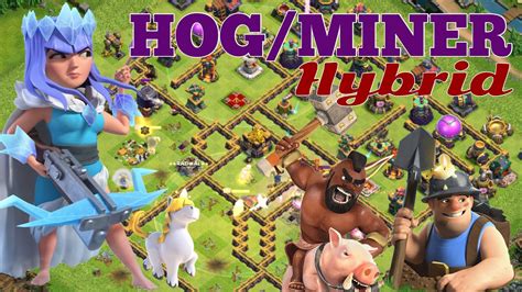 Qc Hybrid Legend League Attacks Th14 Queen Charge Hog Miner Hybrid Strategy 2022 June Youtube