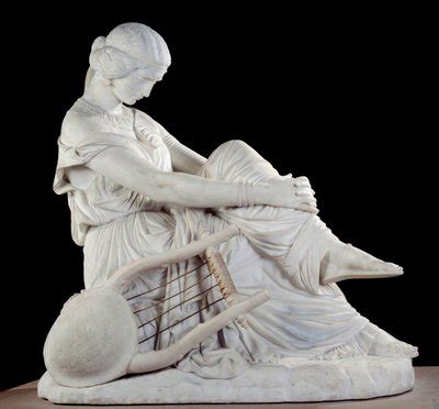 Sapho Or Sappho Th Century Bc Greek Poet Of Antiquite Marble