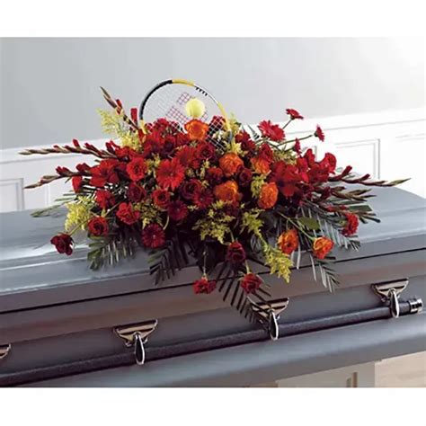 Fall Casket Spray Moriarty Florist: Rustic Wranglers Flowers & Boutique ...