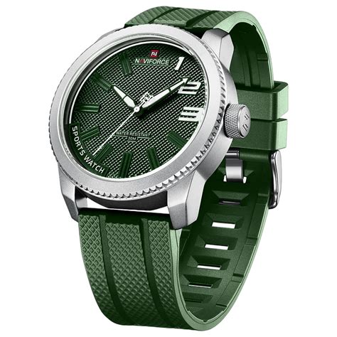 Ripley Reloj Naviforce Hombre An Logo Deportivo Nf T Verde Nav