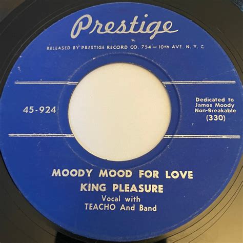 King Pleasure Moody Mood For Love Exclamation Blues Vinyl Discogs