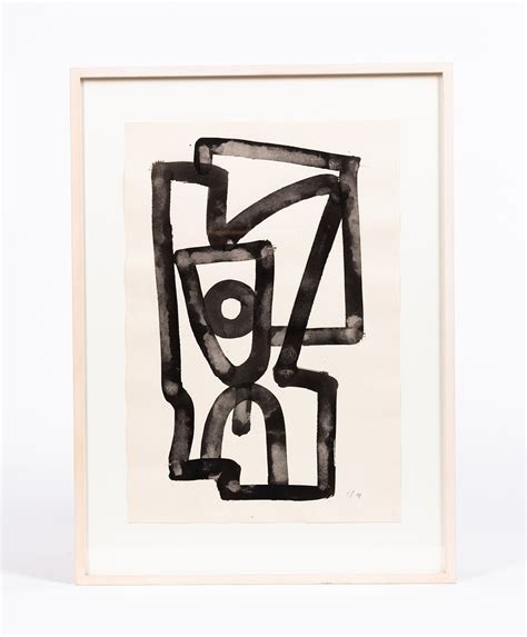 Abstract Painting Of The Swiss Artist Claude Evrard 109849