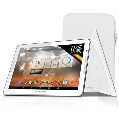 POLAROID Tablette Tactile PURE 10 6 16Go Écran HD IPS Housse