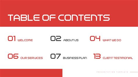 Red Presentation Template SlideBazaar