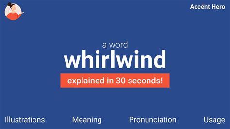 Whirlwind Meaning And Pronunciation Youtube