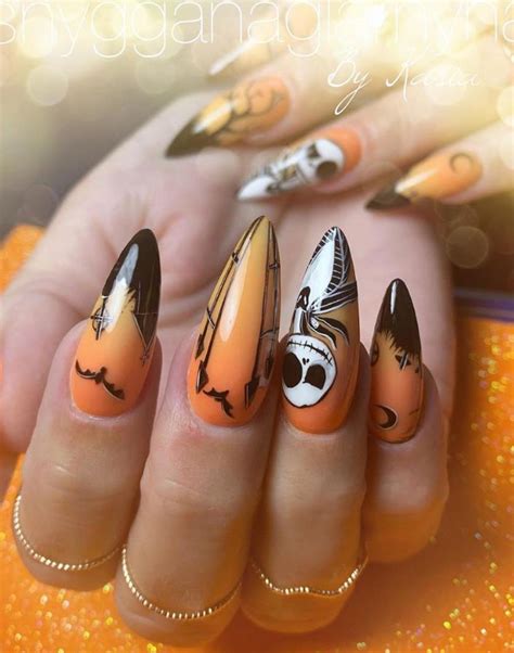 Come On You Want A Halloween Themed Stiletto Nails Art Ideas Lilyart