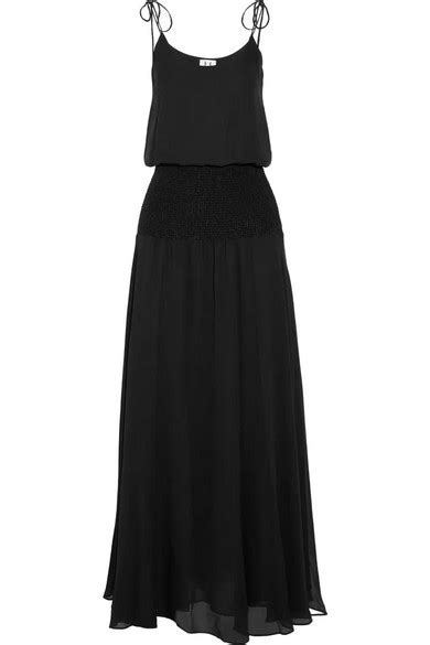 Halston Heritage Silk Chiffon Maxi Dress Net A Porter Com