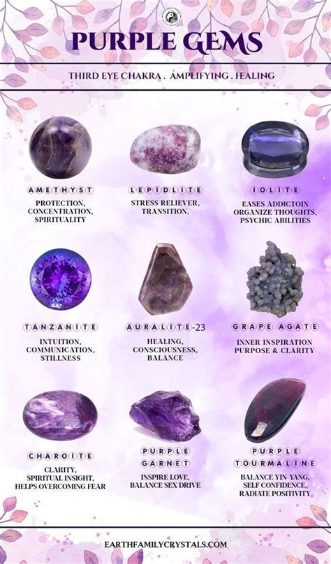 Here Are Some Of Our Favorite Purple Crystals How Many Do You