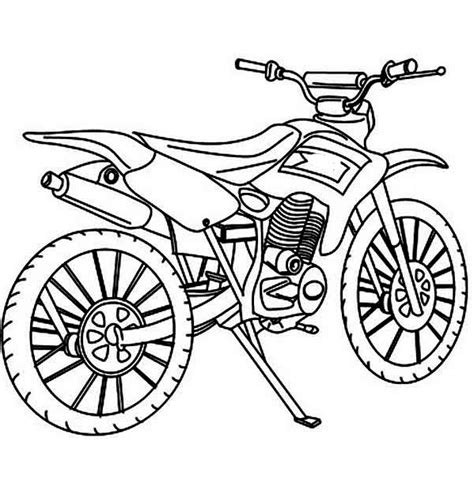 40 Dirt Bike Coloring Pages