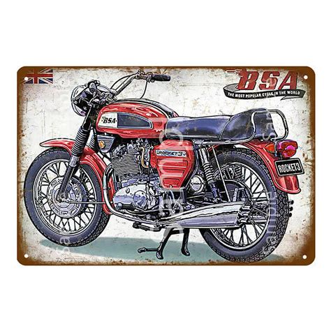 Triumph Motorcycle Posters And Signs