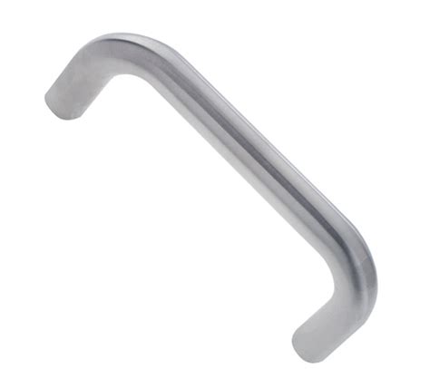 Frelan Hardware D Shaped Pull Handles 19mm Bar Diameter Bolt Through