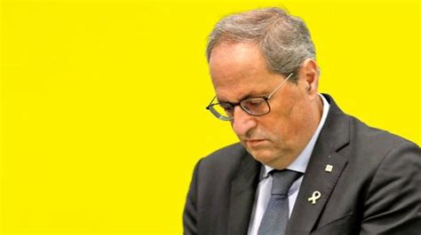 El Tribunal Constitucional Archiva El Recurso De Torra Contra Su