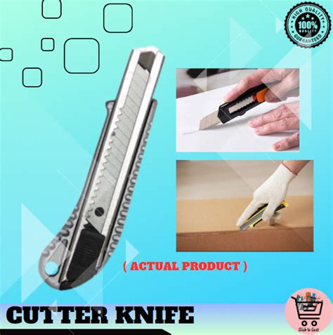 Stainless Steel Blade Cutter Safety Cutter And Cutter Knife Heavy Duty