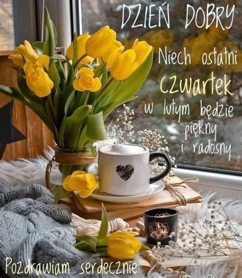 Pin di Marta su Czwartek Buongiorno fiori Tulipani Buongiorno caffè