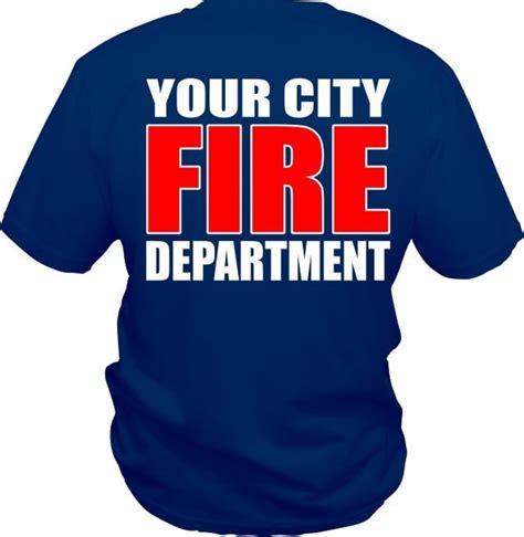 CUSTOM--Fire Department T-Shirt / Five Star DesignZ