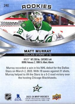 Matt Murray Gallery Trading Card Database