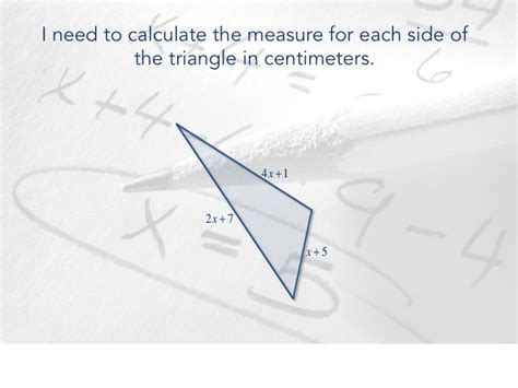 Perimeter & Algebra: Triangle Problem – The Get It Guide