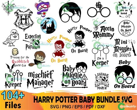 104 Harry Potter Baby Svg Bundle Free Svg Files For Cricut