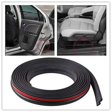 Universal 4 m z forma tira de vedação da porta do carro weatherstrip