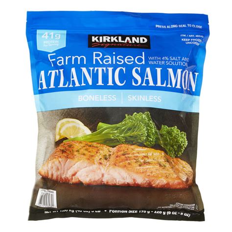 Costco Kirkland Signature Farmed Atlantic Salmon Individually Wrapped