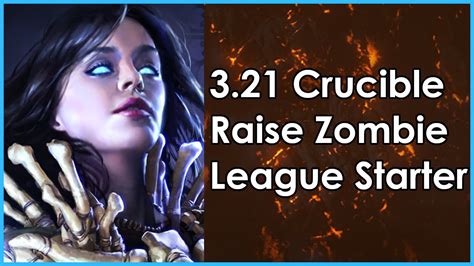 Path Of Exile Raise Zombie Necromancer League Starter Triple