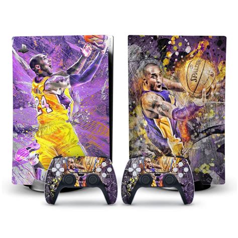 Ps 5 Disc Version Vinyl Skin Cover Decal Kobe Bryant Lakers Etsy