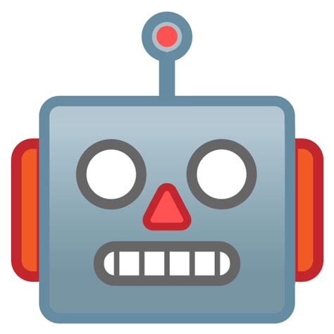 робота, лицо значок в Noto Emoji Smileys