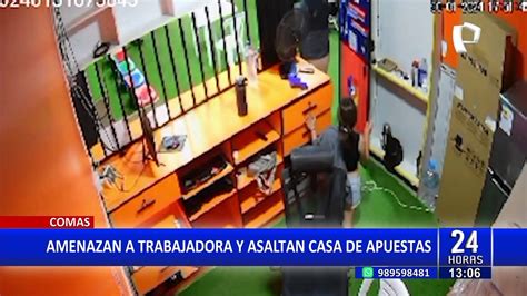 Comas Asaltan Casa De Apuestas Y Se Llevan Todas Las Ganancias Del D A