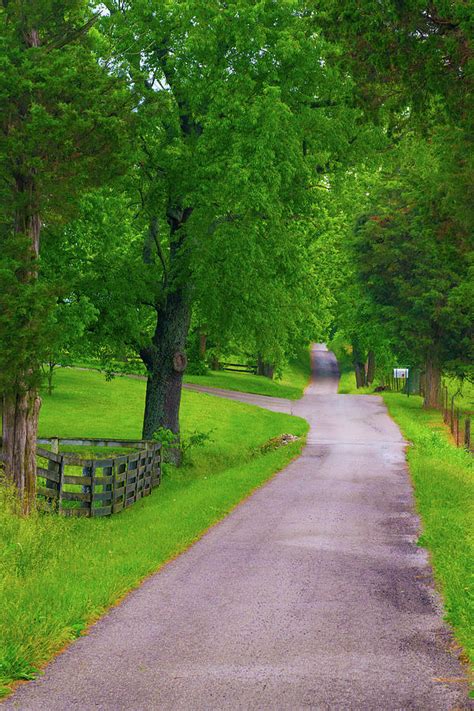 Roads One Lane Country Road Richmond Kentucky Photograph By William