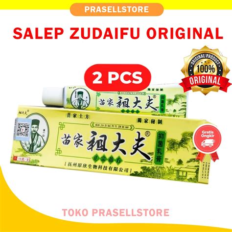 Jual PROMO 2 Pcs Salep Zudaifu Original Obat Kulit Gatal Ruam Kudis