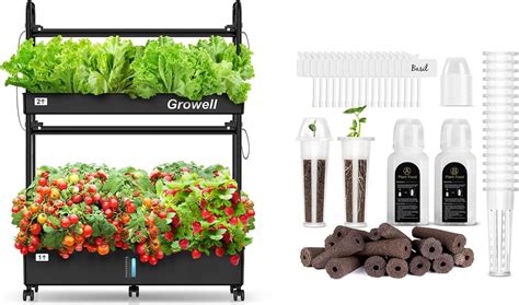 Growell 60 Pods Hydroponics Growing System And Hydroponic