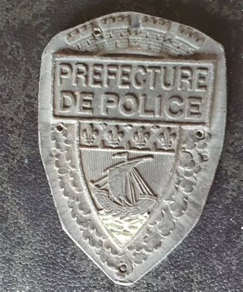 PROTOTYPE ÉPREUVE INSIGNE 1942 préfecture de police création F Reymond