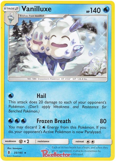 Vanilluxe - Guardians Rising #35 Pokemon Card