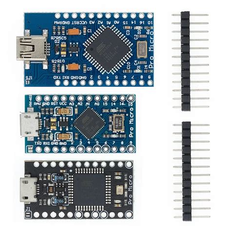 Pcs Mini Usb Atmega U Pro Micro V Mhz Board Module For Arduino